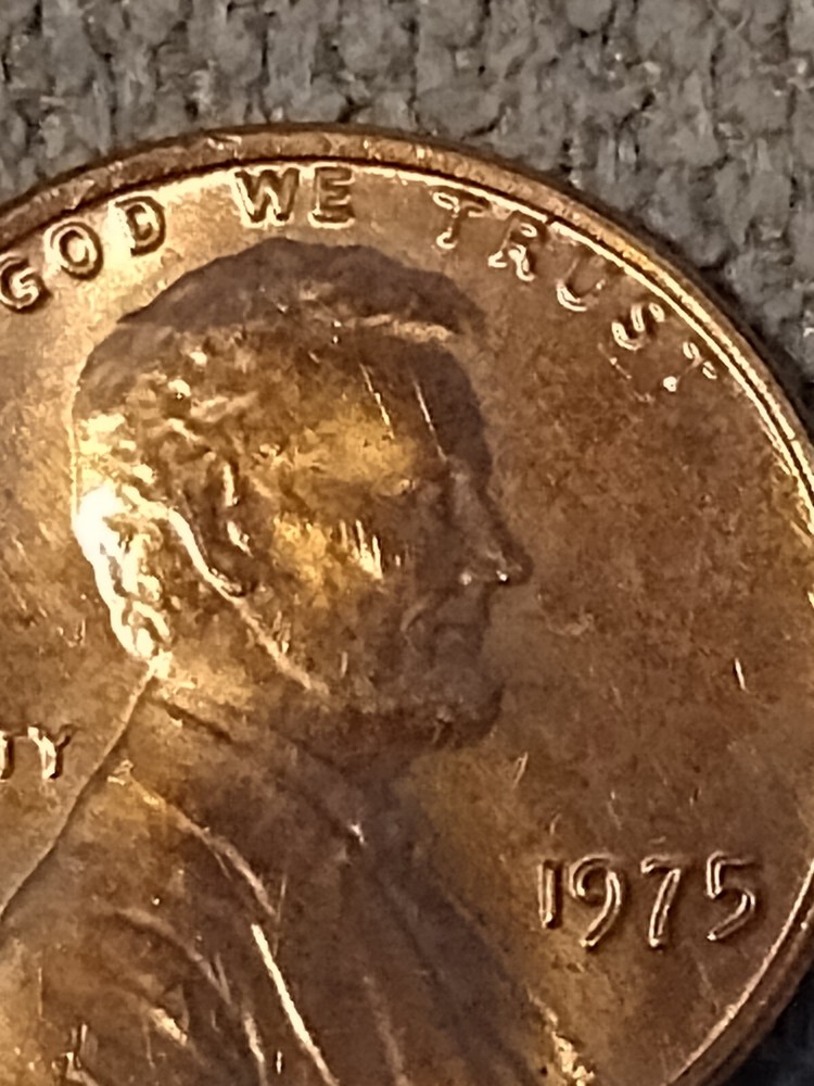 1975 lincoln penny Error Ddo Ddr