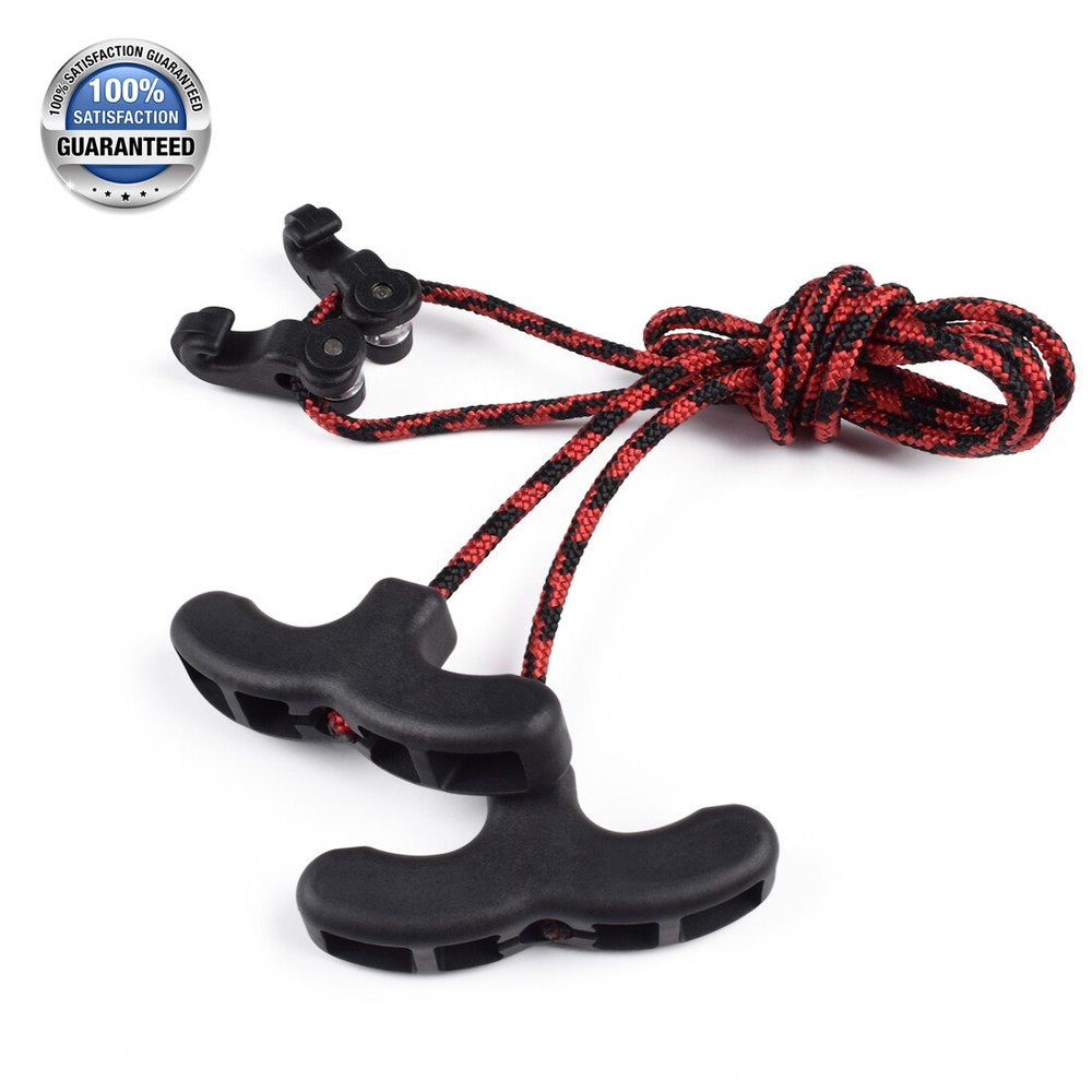 1X Crossbow Cocking Device Rope Double Handles String Puller Archery Tool