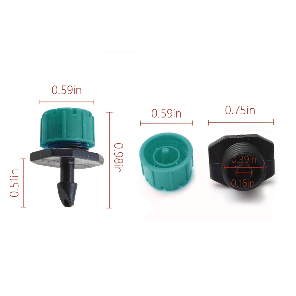 Adjustable Emitter Dripper Micro Drip Irrigation Sprinkler Watering System Lot