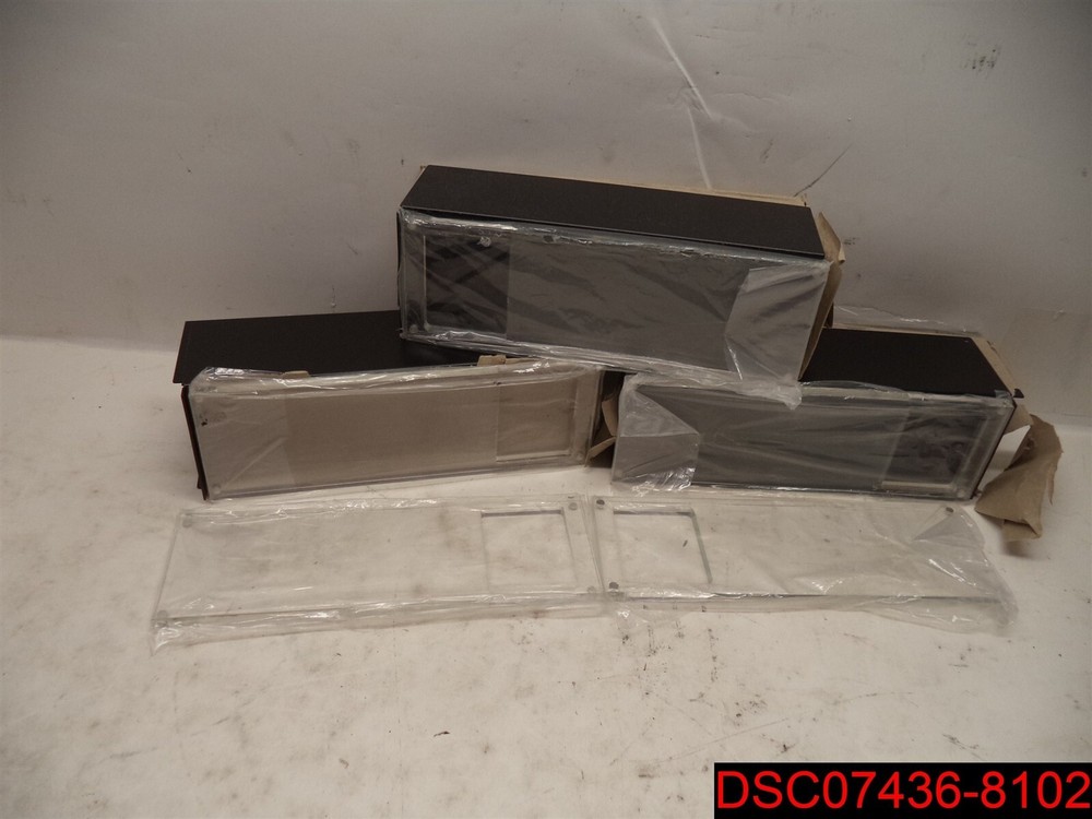 Qty = 6: Vertical Shelf Talker Black Retail Display