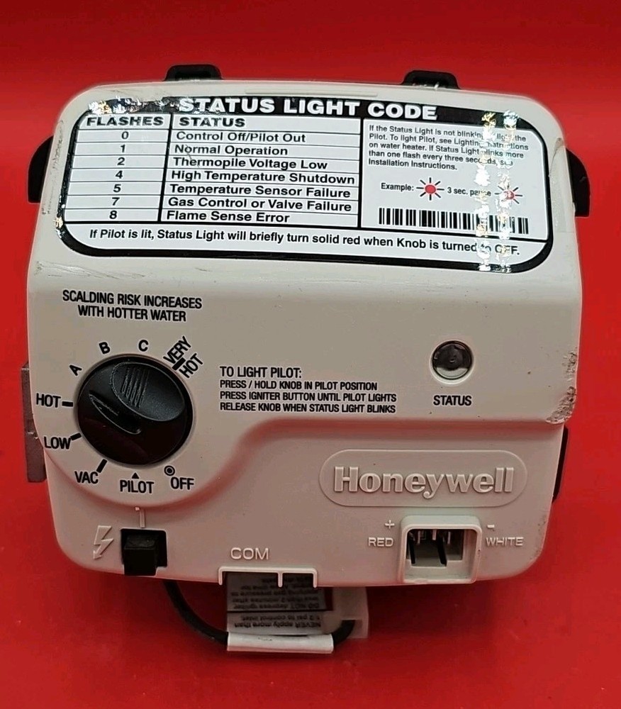 Honeywell Water Heater Gas Valve WV8840B1109 Tested 30 DAY WARRANTY