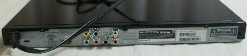 PHILIPS DVP3982 DVD Player NO Remote WORKING wo