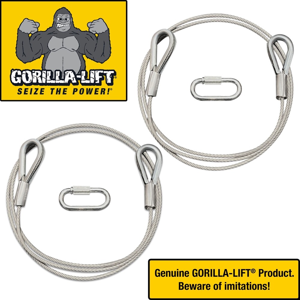 Genuine GORILLA-LIFT® Cable and Quick Link Two Pack