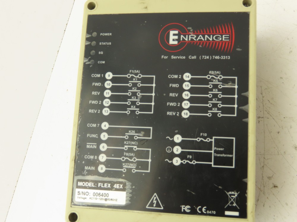 Magnetek Flex 4EX Enrange Crane Remote Receiver 4 Command Wireless Controls