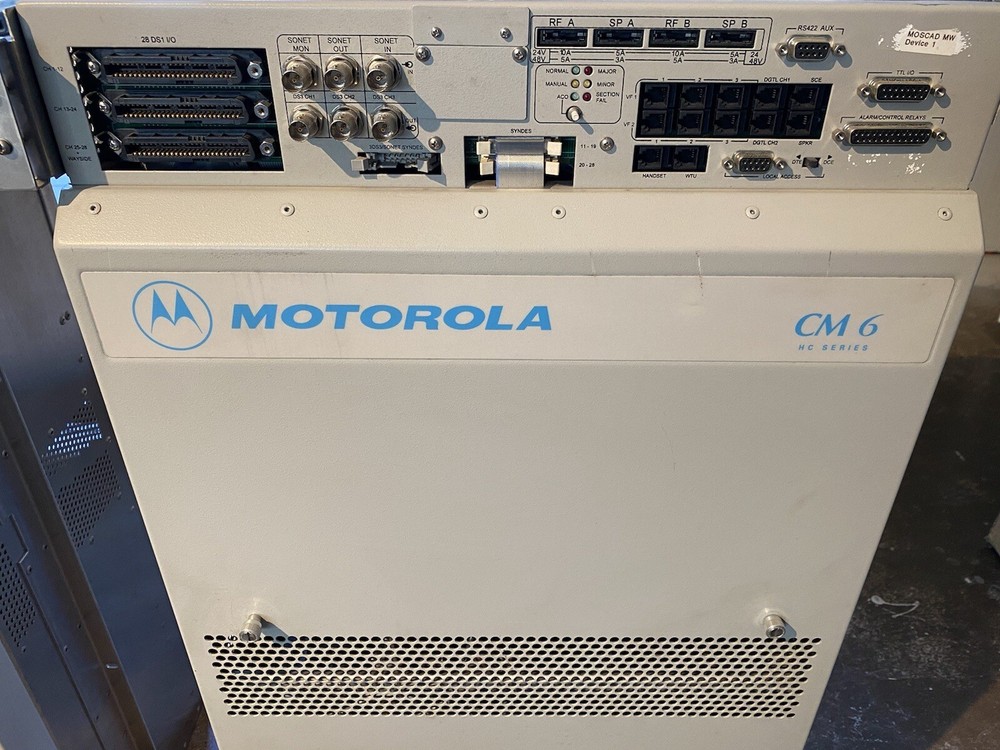 Two Microwave Networks Motorola CM6 DS3 Network Interface (qty. 2)