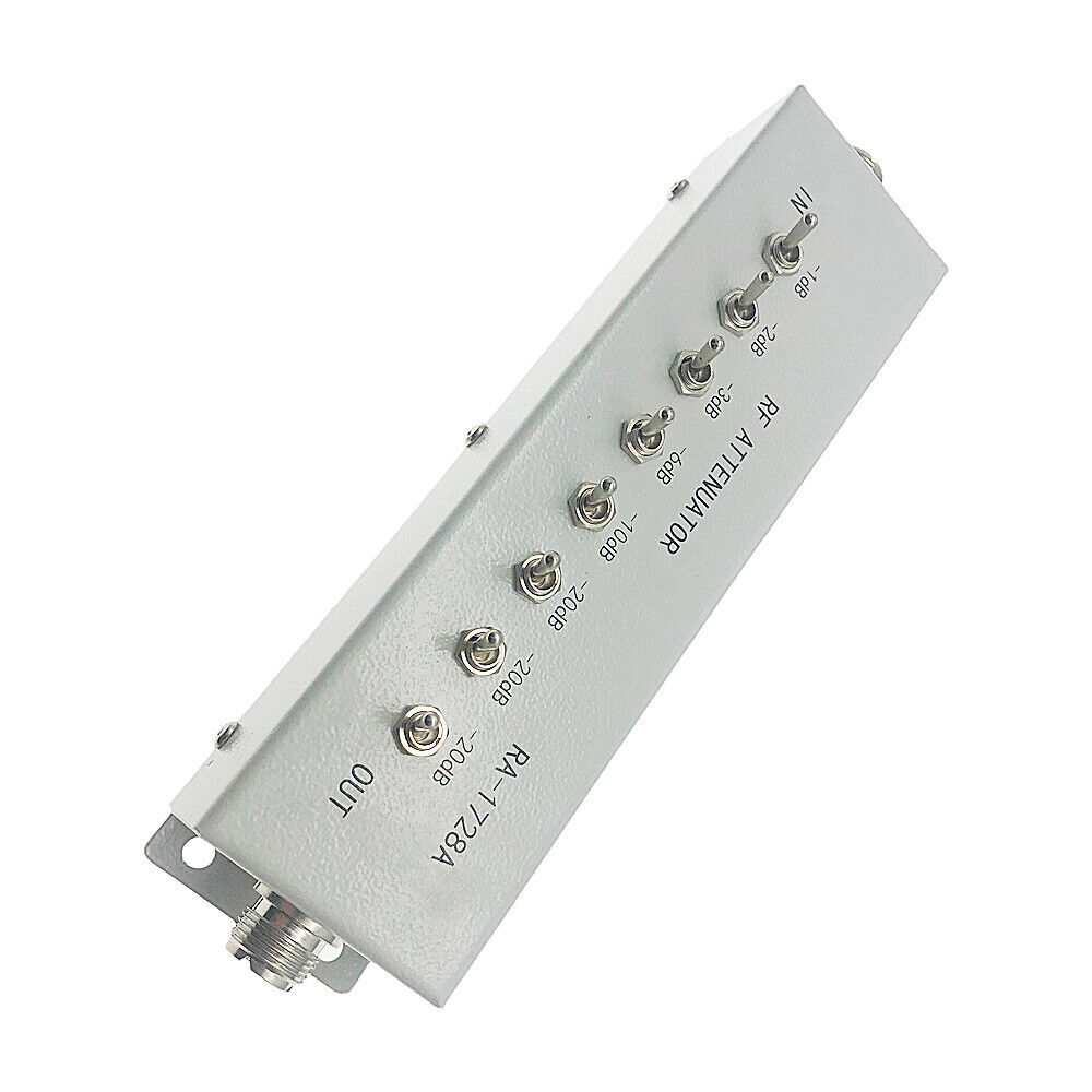 1Pcs New 0 - 82DB VARIABLE/ STEP ATTENUATOR 50 OHM for Radio Transmitter