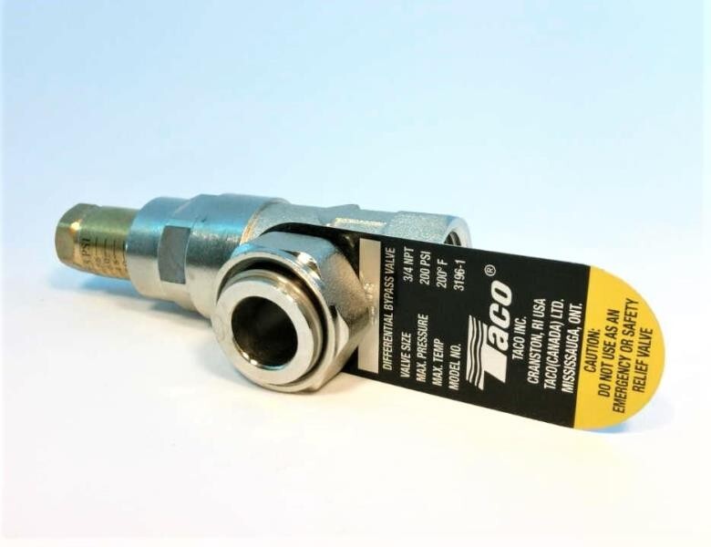 TACO 3.4" Differential bypass valve model 3196