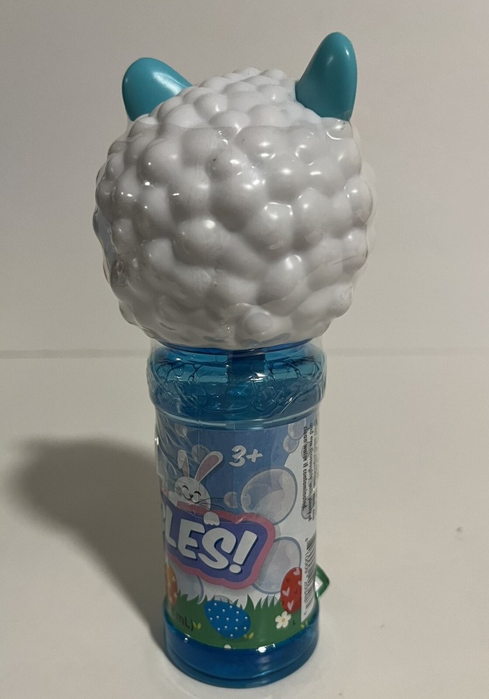 Sunny Days Easter Bubbles Solution Character Lamb Head 4 Fl Oz NEW