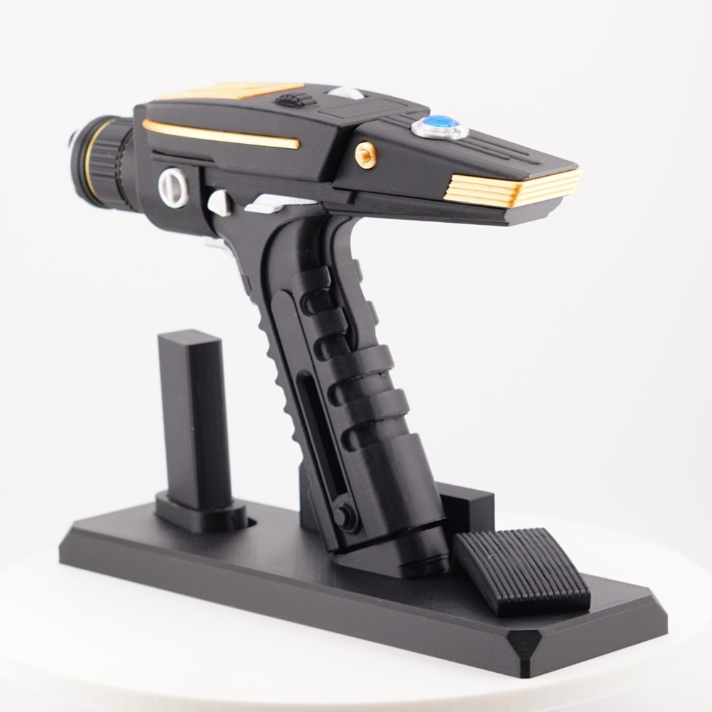 Star Trek Discovery Type 2 - Black - Phaser 3D Printed Prop w/ Moving Trigger