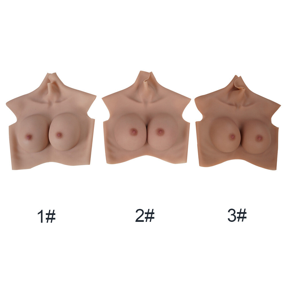 KnowU 8TH Upgrade High simulation Silicone Breast Forms Oil-free Transgender