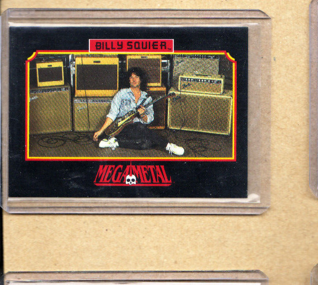 Billy Squier-Trading Card-Billy-#137-Official Licensed-Authentic-Impel-MM-1991