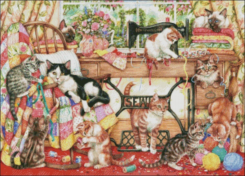 Chart Needlework Embroidery DIY - Counted Cross Stitch Patterns - A Lost Stitch