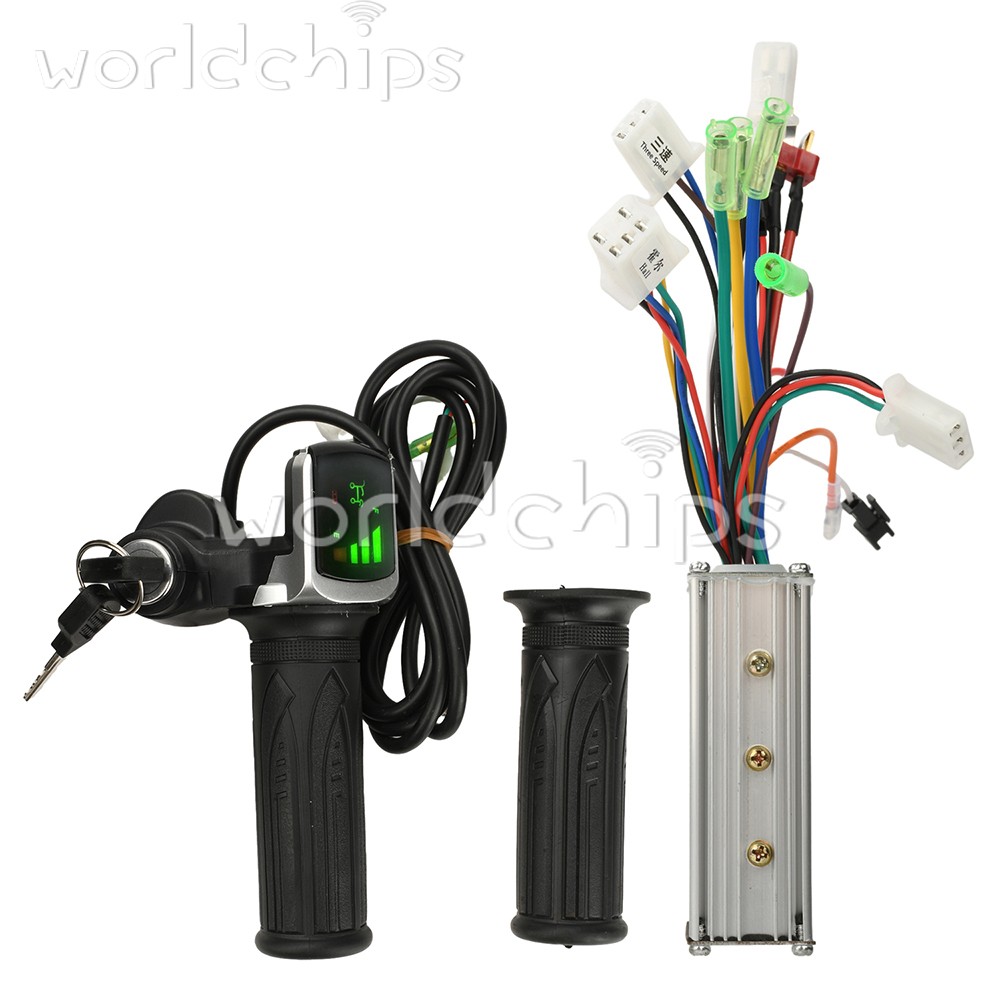 24V36V48V 350W E-Scooter Brushless Motor Universal Controller LCD Speed Display