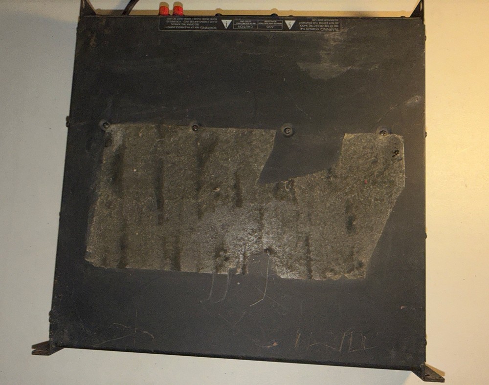 QSC MX-1500A Professional Power Amplifier - Powers On, Untested