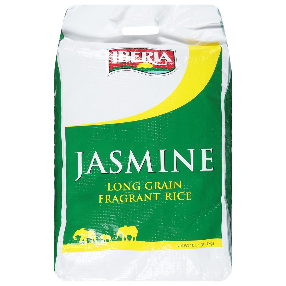 18 Pound Jasmine Long Grain Fragrant White Rice Fresh Imported