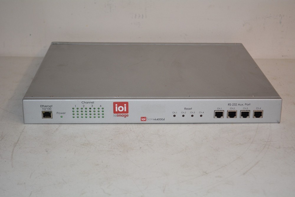 ioimage TRK-4000D 4-Channel Video Analytic Encoder ioibox trk4000d #W4621