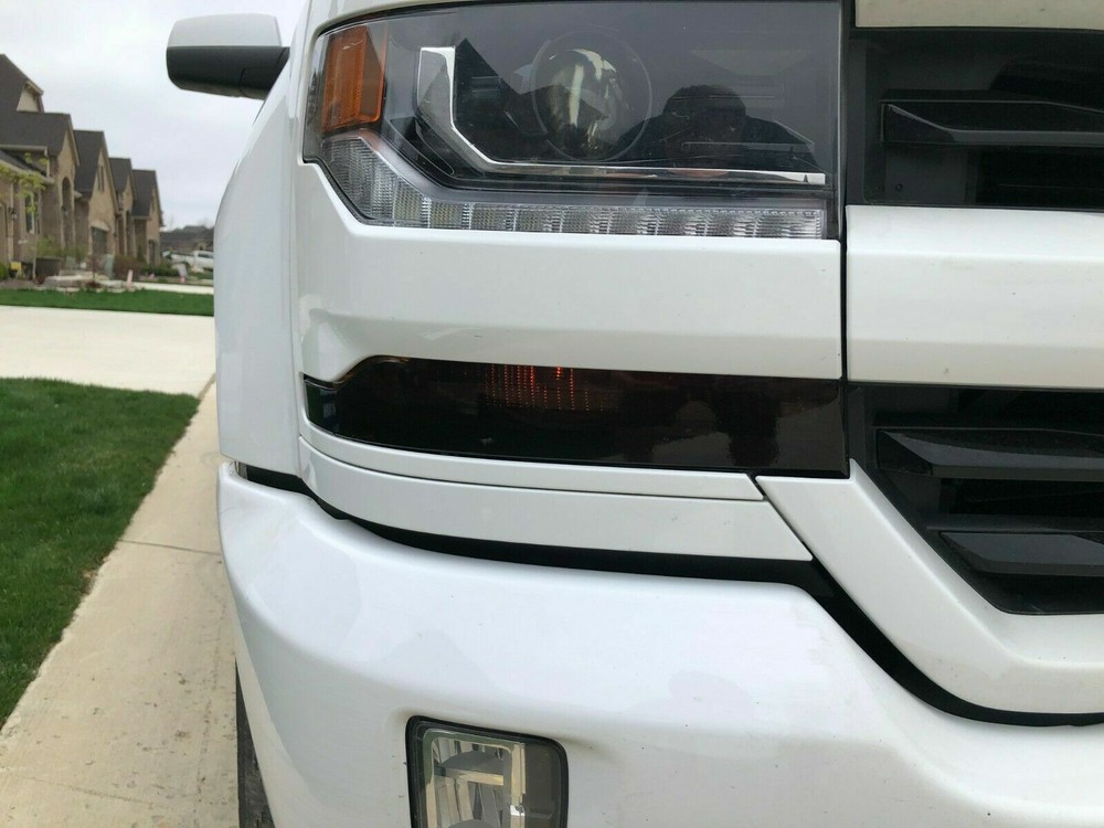 2015- 2019 LD Chevrolet Silverado Front Turn Signal Tint - LUXE MATERIAL