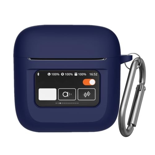 Case Compatible with JBL Tour Pro 2, Soft Silicone Scratch/Shock Resistant Navy