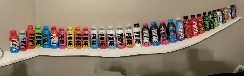 33 Empty Prime Bottles