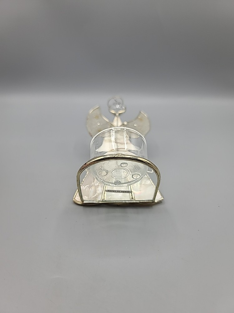 Capriz Shell Angel Tealight Holder 6" Tall