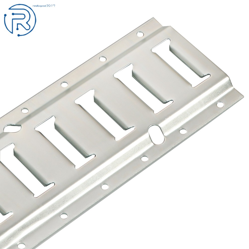 4 Pack 5' E Track Tie Down Rail Kit Galvanized Silver Secure Cargo For Trucks