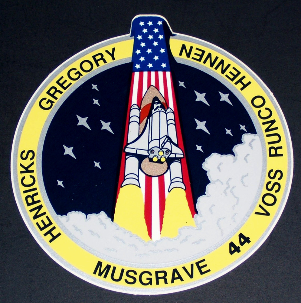 NASA - Mission 44  -  Sticker -  4 "