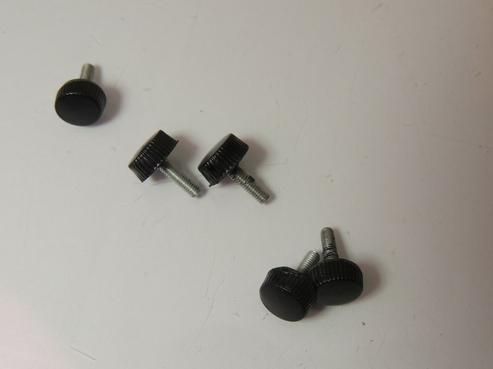 (2) Boss Replacement Thumb Screws for Compact Effects Pedals Thumbscrew BLACK