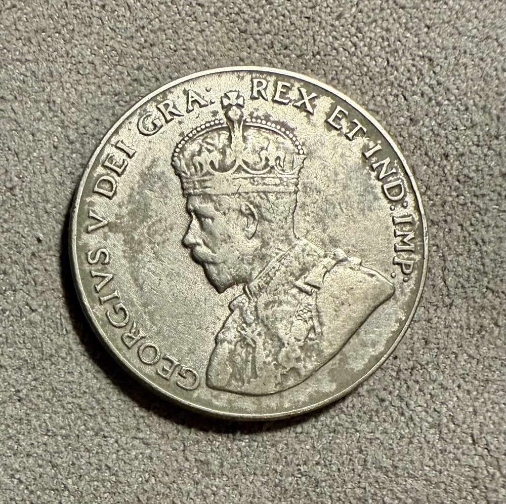 1928 Canada 5 Cent Coin