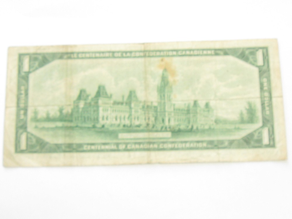 1954 Canada $1 Devil's Hair Note - #10948-4