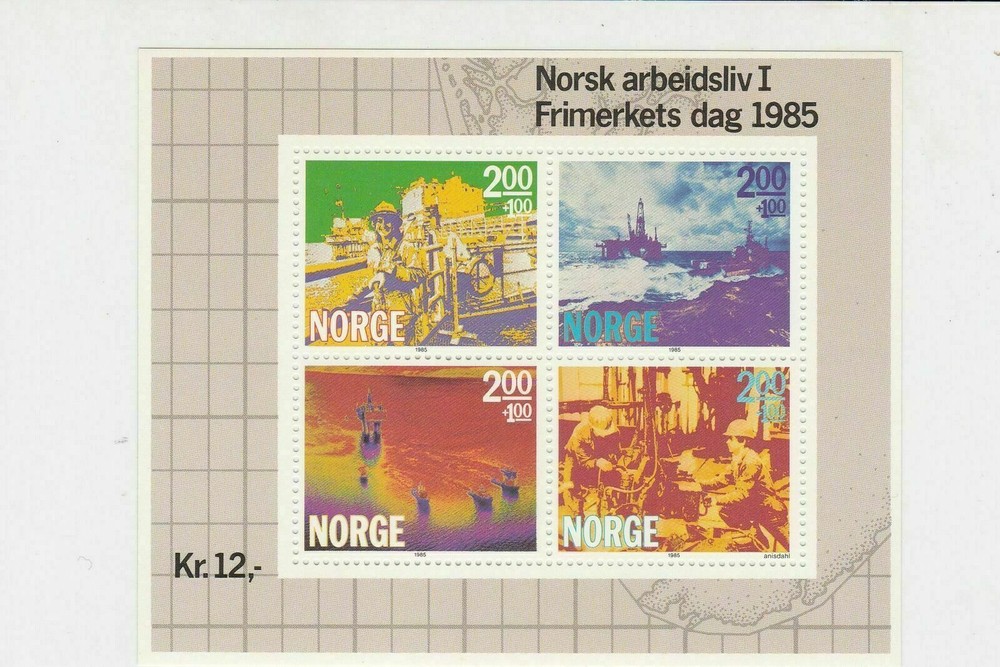 Norway 1985 Scenes Mint Never Hinged Stamps Sheet ref R17748