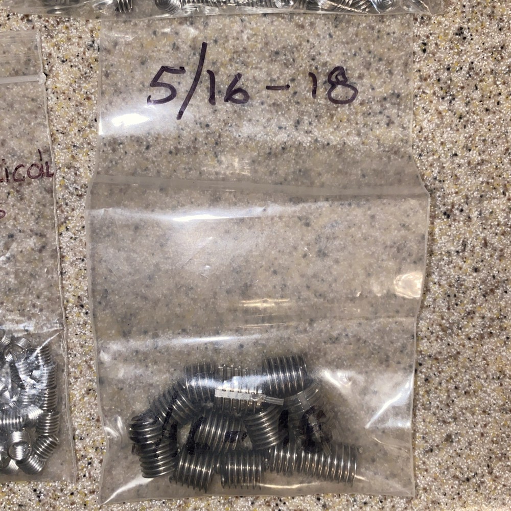 Helicoil Precision Free-running Insert Lot