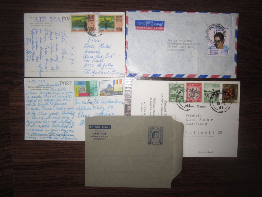 CEYLON / SRI LANKA COVERS AND CARDS