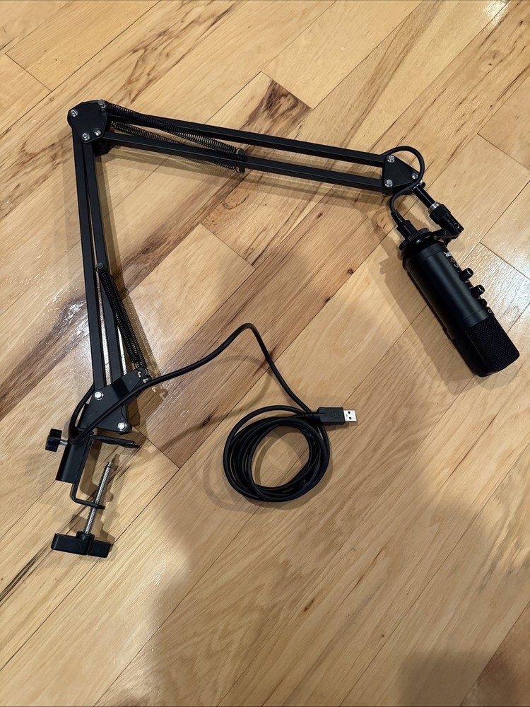 USB Microphone With Boom Arm For Gaming