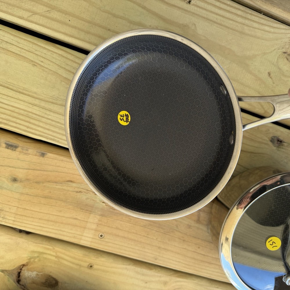 Hexclad Hybrid Cookware 6 Piece Set Preowned Great Condition