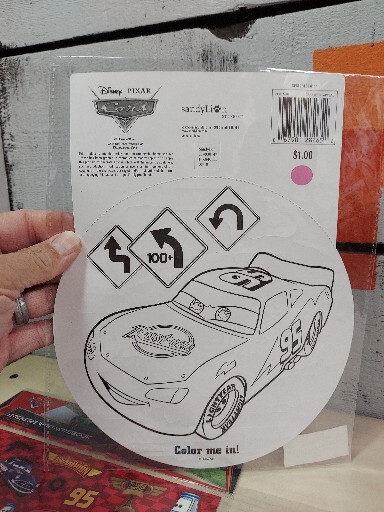Disney Pixar Cars Stickers and Notebook