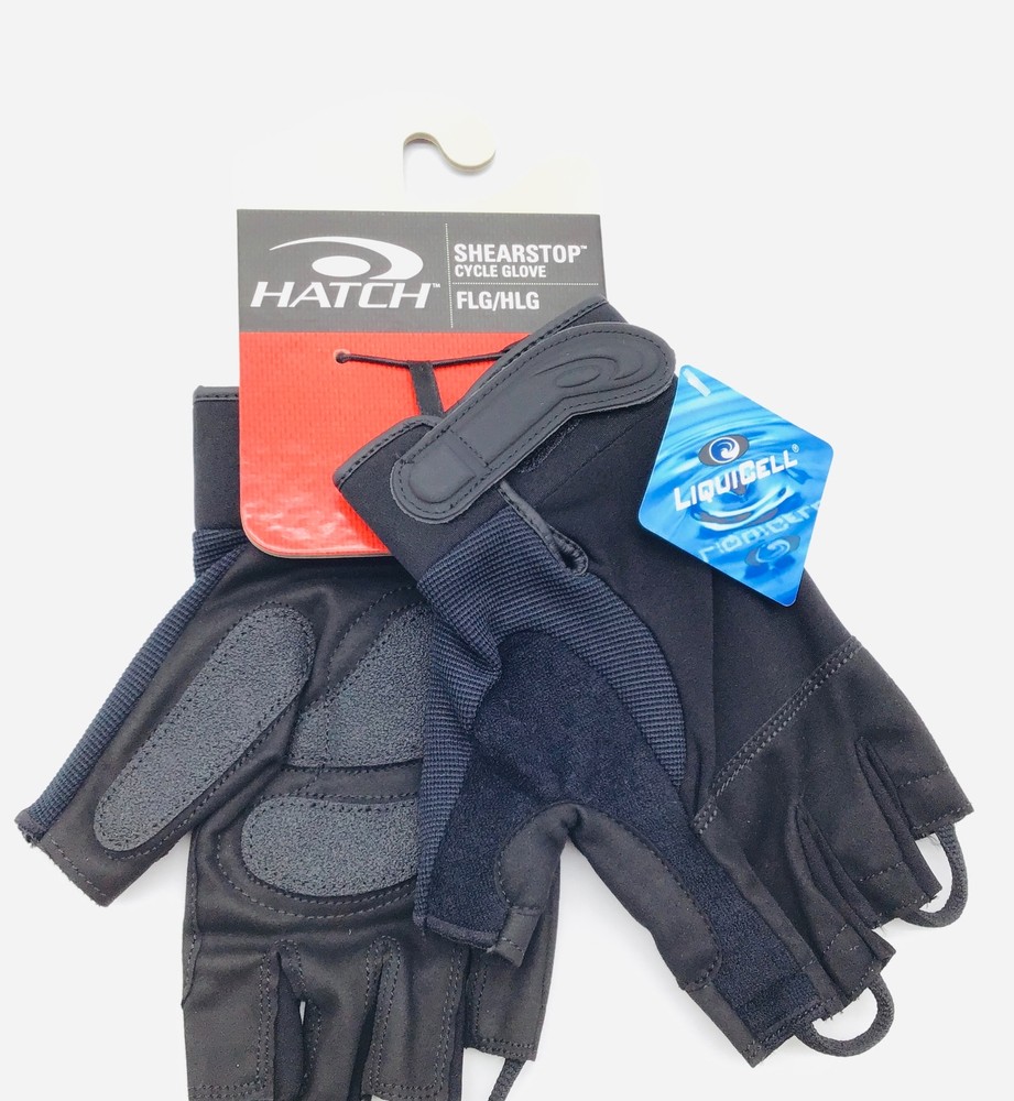Hatch 3545 ShearStop Cycle Gloves Half Finger Size Medium - NEW