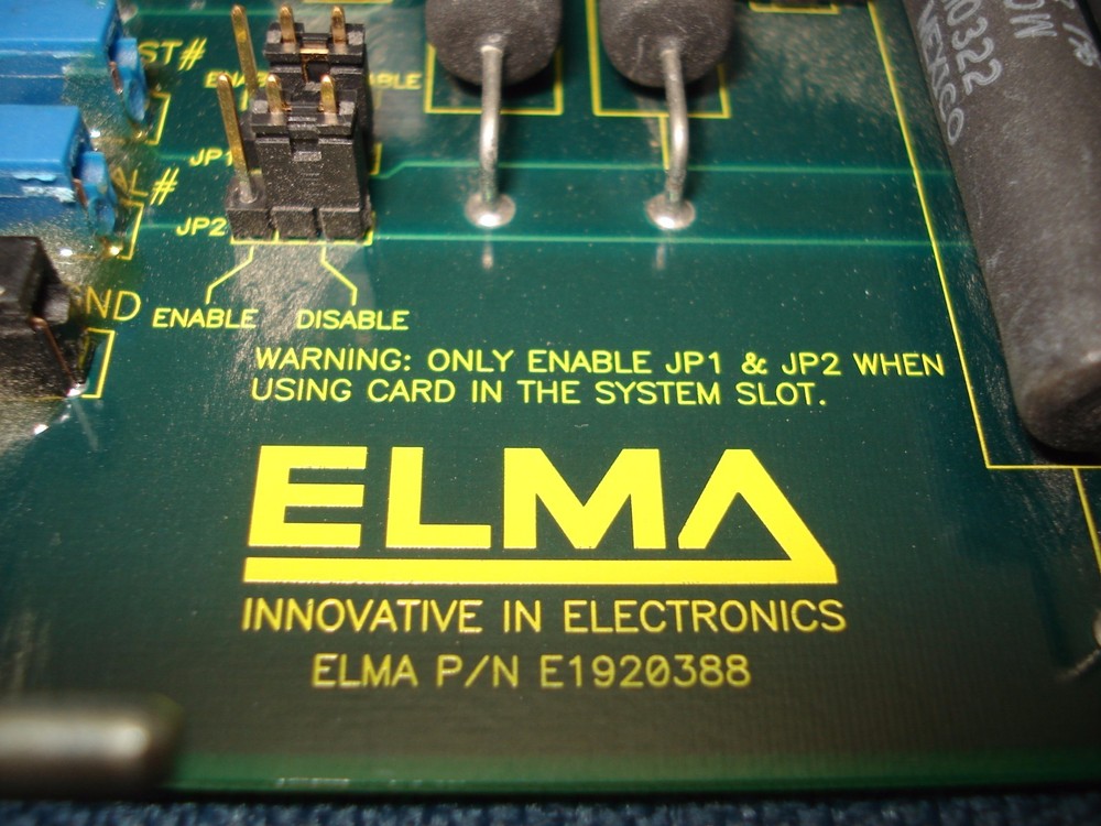 ELMA CPCI LOAD CARD P/N: E1920388