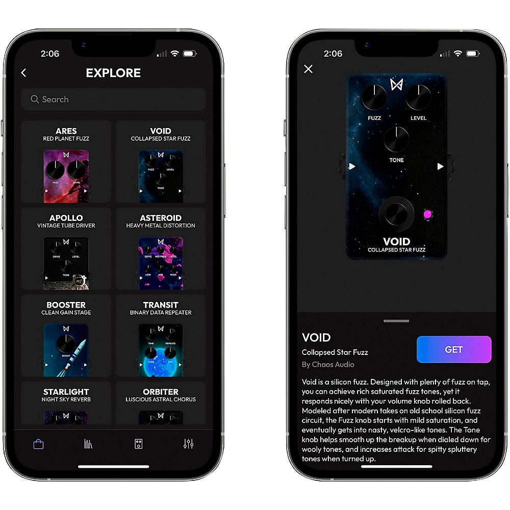 Chaos Audio Stratus Multi-Effects Pedal Black