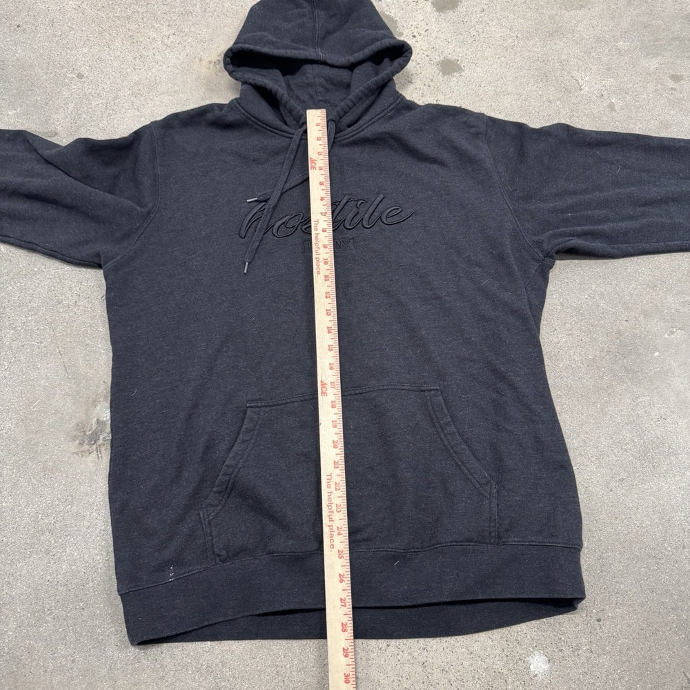 HK Army Hostile Pullover Hooded Sweatshirt - Black - XX-Large 2XL