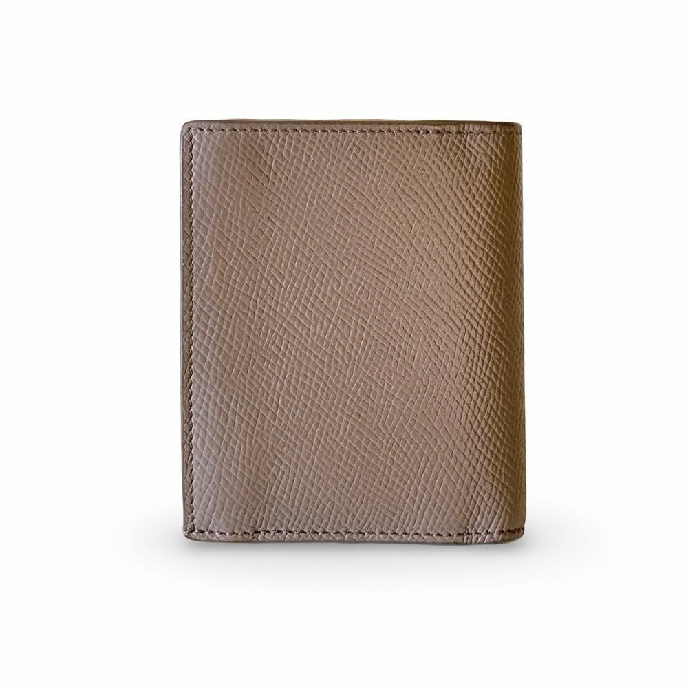 condition CELINE Compact Wallet Pebble Leather From Japan