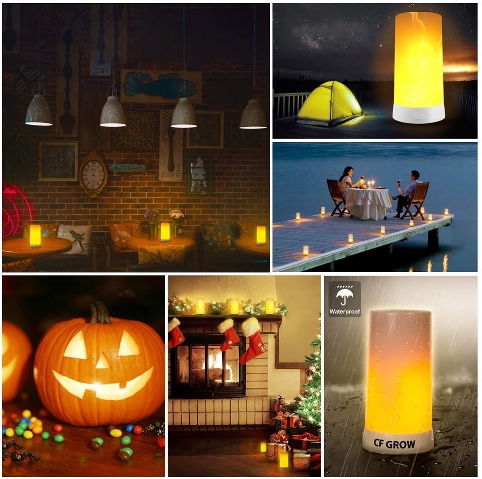 Versatile Hanging LED Flame Lantern - Magnetic Base & Gravity Sensing Effect