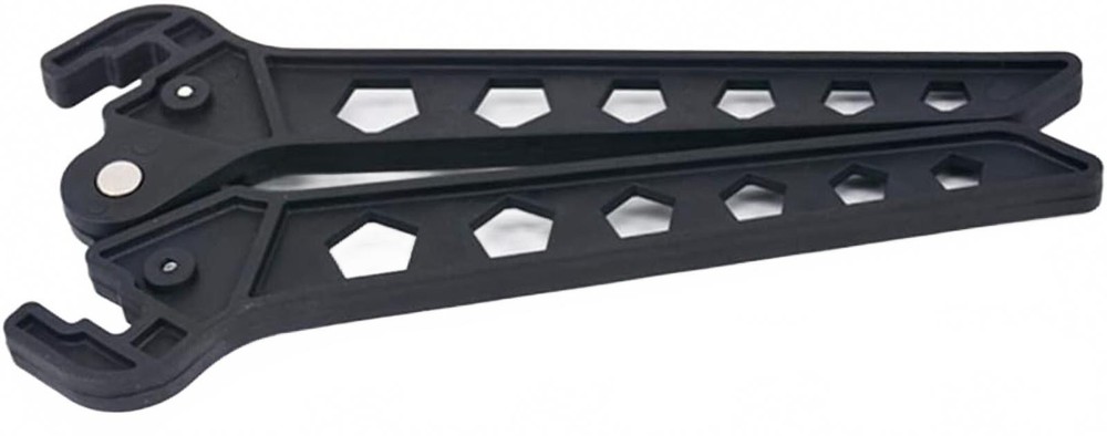 Compact Black Compound Bow Kickstand - Easy Clip-On Stand