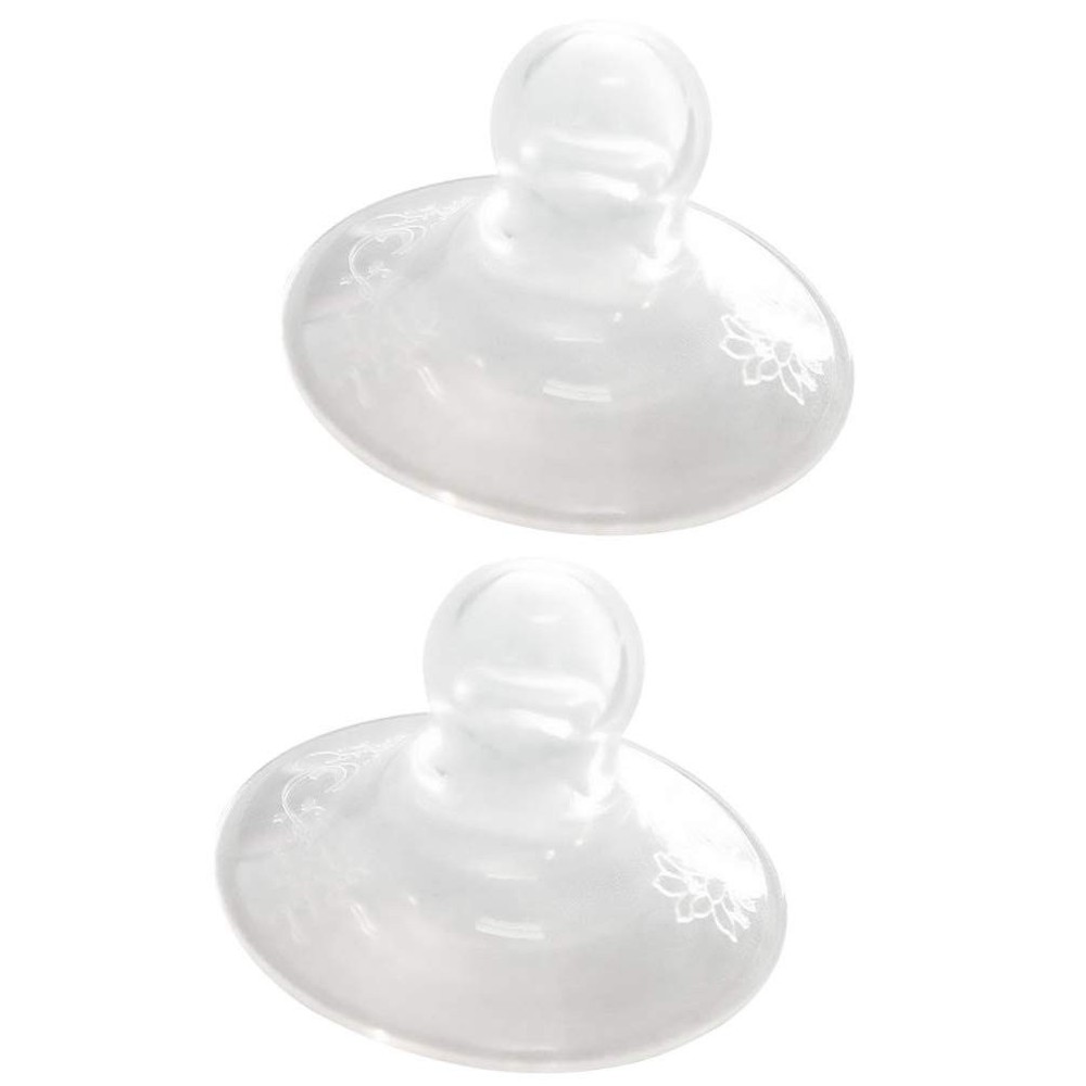 2pcs Corrector Pullers Suckers Breastfeeding Medium (Pack of 2), Transparent