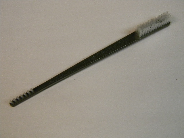 DOUBLE END O.D. GREEN HANDLE BRUSH