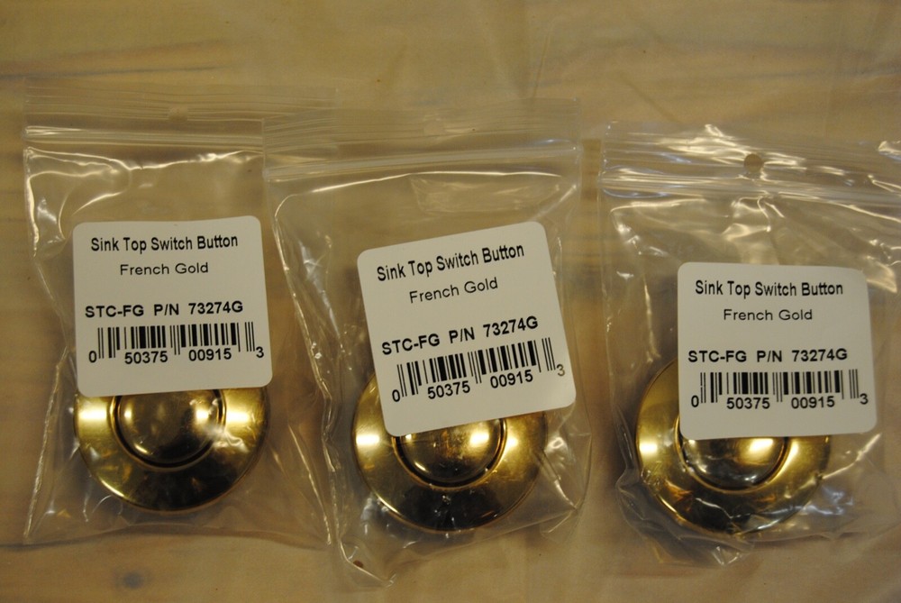 INSinkErator Gold sink top button