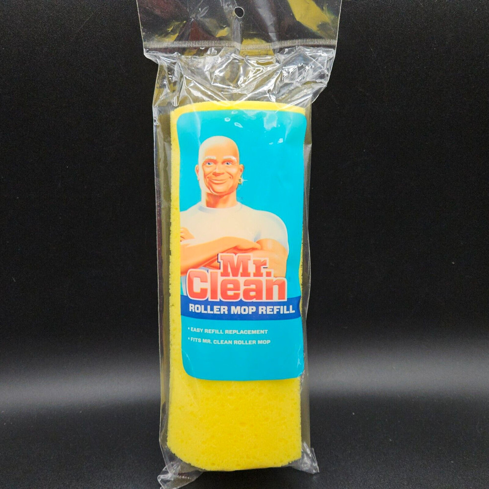 Mr Clean Roller Mop Refill Classic Replacement Yellow Absorbent Sponge