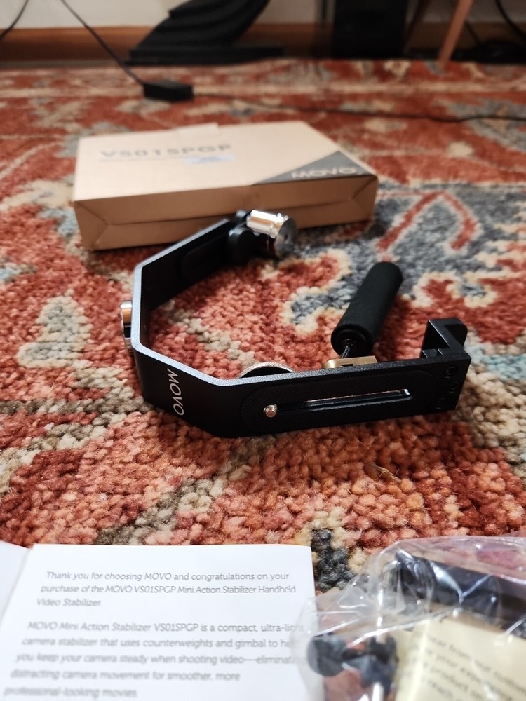 Movo VS01SPGP Video Stabilizer System Counterweights Compact Mirrorless Camera