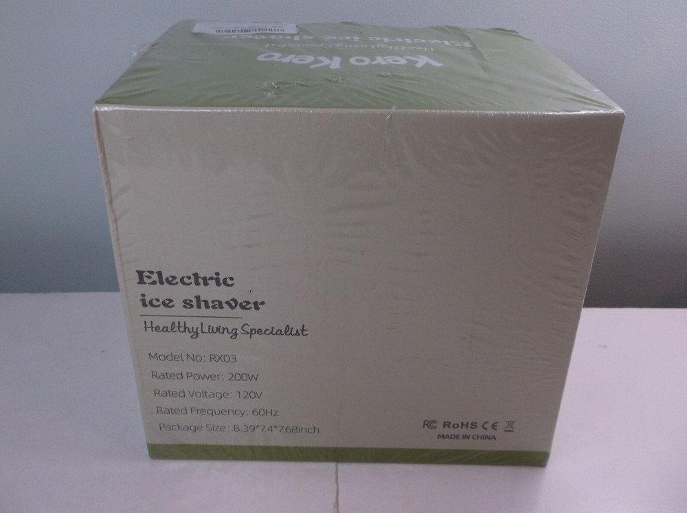 Kero Kero Shaved Ice Machine, Multi-Purpose Ice Shaver Machine Model #RX03
