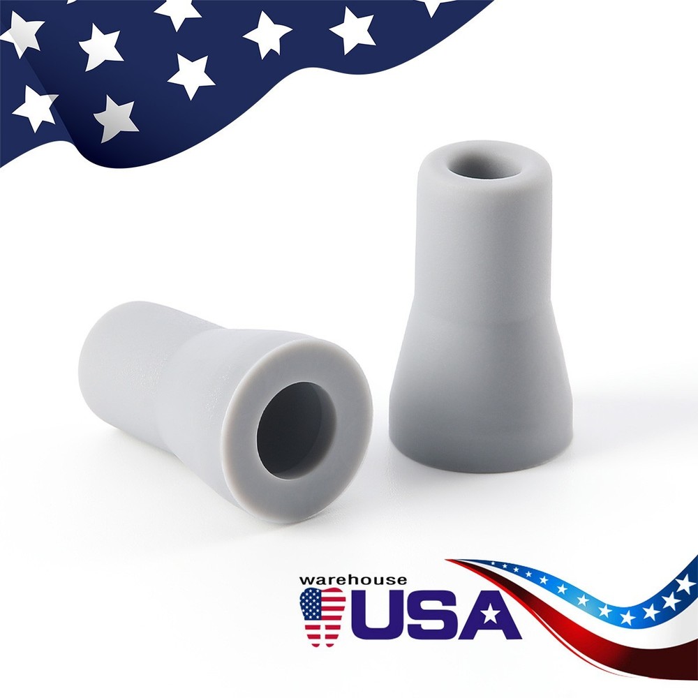 10pcs Dental Saliva Ejector Weak Suction Rubber Snap Tip Adapter Replacement