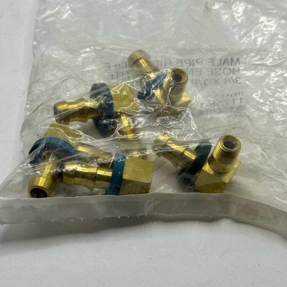 BARB-TITE Hose Barb 90 Degree Elbow 3/8 X 1/8 Brass 11758-1 (5PK)